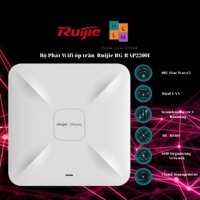 Bộ phát WiFi ốp trần Ruijie RAP2200(F) RAP2200(E) 2200F 2200E LAN 100M 1000M nhiều người dùng 100 users (chính hãng)