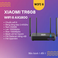Bộ phát wifi Router wifi Xiaomi TR608,CR6608,wifi6 ax1800,có mesh,wifi dual band 2 băng tần,4 râu,mạnh và ổn định