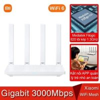 Bộ phát wifi Router Xiaomi AX3000T với hỗ trợ Wi-Fi 6, Mesh – Tech1 Store