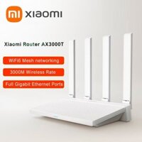 Bộ phát wifi Router Xiaomi AX3000T với hỗ trợ Wi-Fi 6, Mesh 160MHz kết nối 128 thiết bị tốc độ mạng không dây 3000Mb