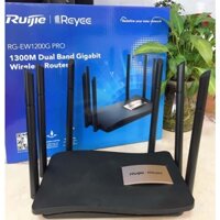 Bộ phát wifi Ruijie 1200G Pro EW1200 4 râu và 6 râu (chính hãng), kèm nguồn