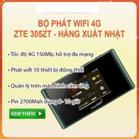 Bộ Phát wifi sim 3G-4G di động Sofbank 305ZT, Màn Hình Màu Cảm Ứng hàng nhật nội địa