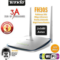 Bộ phát wifi Tenda FH305 2 râu xuyên tường tốc độ 300mbps ( x2 Range )