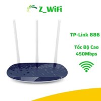 Bộ phát wiFi TP-Link 3 râu Xuyên Tường router wifi TL-WR886N tốc độ cao 450Mbps giá rẻ hàng đã qua sử dung- Z_WiFi