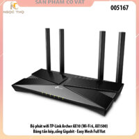 Bộ phát wifi TP-Link Archer AX10 (Wi-Fi 6, AX1500) EasyMesh - Băng tần kép,cổng Wan + 4 cổng lan Gigabit