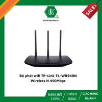 Bộ phát wifi TP-Link TL-WR940N Wireless N 450Mbps