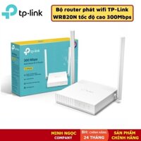 Bộ Phát Wifi TPLink 820N ( TPLink TL-WR820N ) Chuẩn N 300Mbps bảo vệ mạng Gia Đình tối đa - Hàng Chính Hãng...