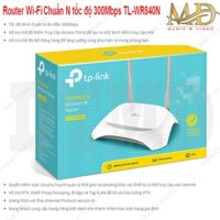 Bộ phát WiFi TPLINK - Router Wi-Fi Chuẩn N tốc độ 300Mbps TL-WR840N (Hàng chính hãng BH 24TH)