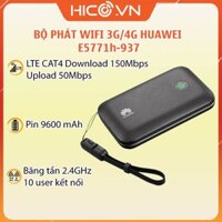 Bộ Phát Wifi từ sim 3G 4G Pro Huawei E5771h, Tốc Độ 150Mbps, Pin 9600mAh - Hỗ Trợ Kiêm Sạc Dự Phòng