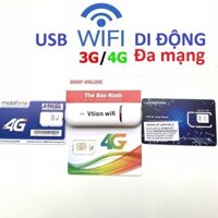 Bộ Phát Wifi Từ Sim 3G-4G Vtion Nguồn USB - Phát wifi Ôto - Tivi - Tốc độ xuyên tường