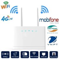Bộ Phát Wifi Từ Sim 4g/5g LTE 4G CPE tốc độ 300Mbps 3 Cổng Lan , Kết Nối 32 Thiết Bị, Lắp thẻ SIM để sử dụng WIFI