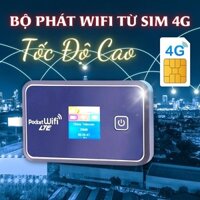 Bộ phát wifi từ sim 4G/5G POCKET H4500 Pin khủng 4500MAh, màn hình LED