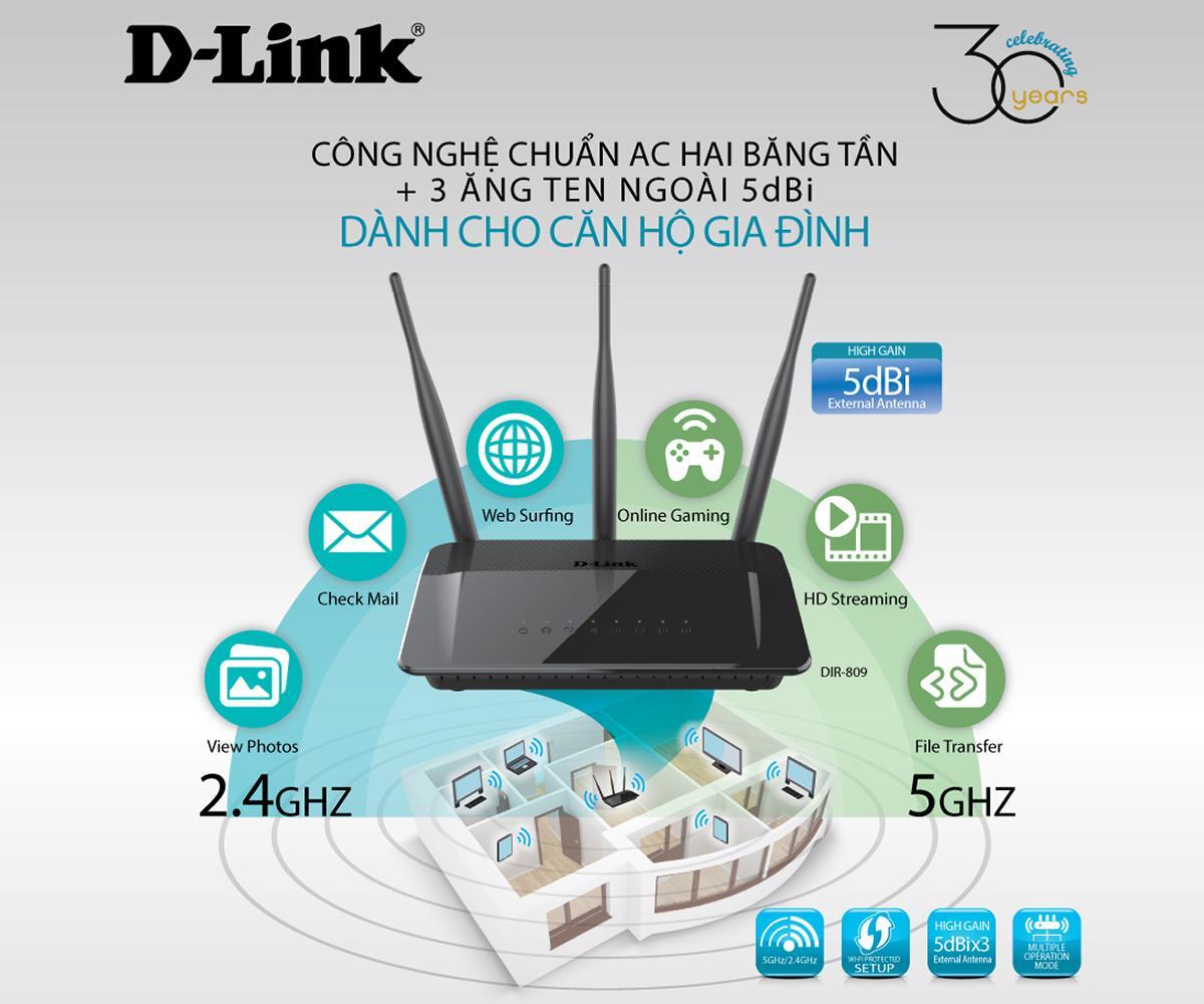 Bộ phát Wireless D-Link DIR-809