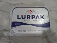 Bơ Phết Ít Mặn. Lurpak Butter Spreadable Slightly Salted 250g.Best before: 04/2025