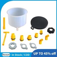 Bộ phễu làm mát tản nhiệt ô tô Bộ phễu làm mát chống tràn Công cụ làm mát Phễu đổ dầu Dụng cụ, 15 Cái / bộ