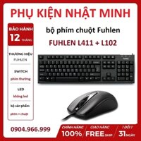 ☑☜[BỘ PHÍM CHUỘT] Combo Bàn Fuhlen L500s or L411 + L102  hàng chính hãng bh 24 tháng