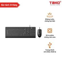 Bộ phím chuột văn phòng có dây Lecoo CM103