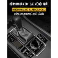 Bộ phim dán 3D - bảo vệ nội thất Mazda 3 2020-2023