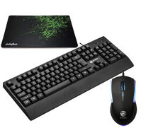 Bộ Phím Giả cơ Edra 502 + Chuột Edra gaming 602 RGB+Bàn di Razer