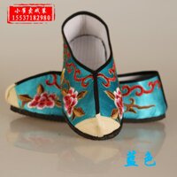 Bộ Phim Kịch Màu Giày Nữ Thêu Hoa Màu Giày Đế Bằng Mỏng Cổ Trang Peking Opera Tsing Hoa Đán Hiển Thị Giày Chơi Giày