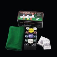 Bộ phỉnh poker 200 chips hộp sắt