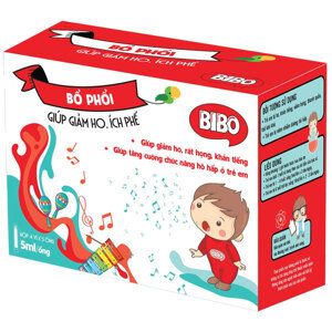 Bổ Phổi BIBO giúp giảm ho, ích phế hộp 4 vỉ x 5 ống