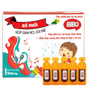 Bổ Phổi BIBO giúp giảm ho, ích phế hộp 4 vỉ x 5 ống