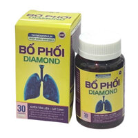 BỔ PHỔI Diamond Thymomodulin Nhập khẩu đan mạch - Hộp 30 viên - giúp tăng cường chức năng phổi, Lisse