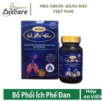 Bổ Phổi Ích Phế Đan - Hỗ Trợ Bổ Phổi & Giảm Ho Hộp 60 viên - Luxcare