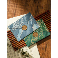 Bộ phong bì và giấy viết thư bằng vàng Aili, họa tiết nổi, thư tình viết tay lãng mạn cao cấp, quà tặng ngày lễ Qixi cho bạn trai, bạn gái, lời chúc sinh nhật, lời mời, quà tặng ngày nhà giáo cho giáo viên