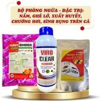 BỘ PHÒNG NGỪA - ĐẶC TRỊ NẤM, GHẺ LỞ, XUẤT HUYẾT, SÌNH BỤNG TRÊN CÁ