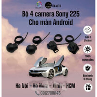 Bộ phụ kiện 4 mắt camera 360° Sony Full HD 1080p 225 cho mọi màn hình Android liền cam 360 - phiên bản Mới