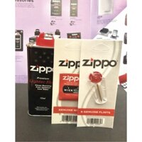 Bộ phụ kiện bật lửa Zippo – Xăng,đá,bấc