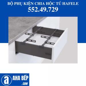 Bộ phụ kiện chia hộc tủ cho ray hộp Hafele 1200mm 552.49.729