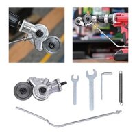 Bộ Phụ Kiện Chuyển Đổi Đầu Cắt Tấm Kim Loại Gắn Máy Khoan Cầm Tay 6 Chi Tiết Lắp Đặt Dễ Dàng Tiện Dụng