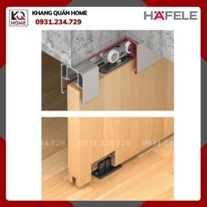 Bộ Phụ kiện cửa trượt 120O Giảm chấn và tự đóng hai bên Hafele 941.02.049