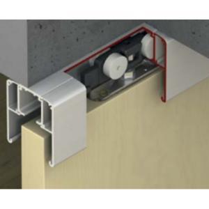 Bộ Phụ kiện cửa trượt 120O Giảm chấn và tự đóng hai bên Hafele 941.02.049