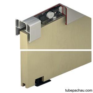 Bộ Phụ kiện cửa trượt 120O Giảm chấn và tự đóng hai bên Hafele 941.02.049