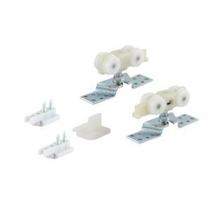 Bộ Phụ kiện cửa trượt 120P Giảm chấn và tự đóng hai bên Hafele 941.02.039