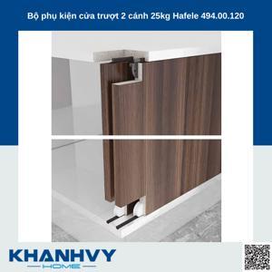 Bộ phụ kiện cửa trượt 2 cánh Hafele 494.00.120