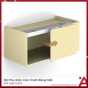 Bộ phụ kiện cửa trượt Hafele Finetta Flatfront 406.11.224