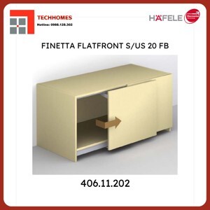 Bộ phụ kiện cửa trượt Hafele Finetta Flatfront 406.11.202