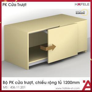 Bộ phụ kiện cửa trượt Hafele Finetta Flatfront 406.11.201