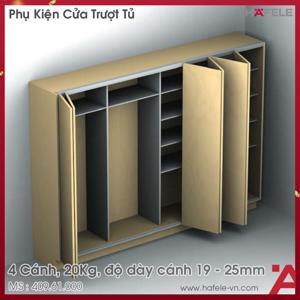 Bộ phụ kiện cửa trượt xếp Hafele 409.61.000