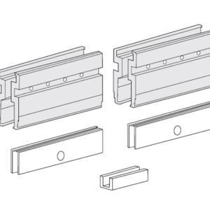Bộ phụ kiện kẹp kính Hafele 940.60.023