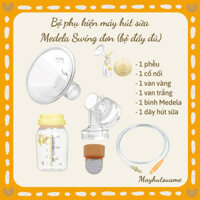 Bộ phụ kiện máy hút sữa Medela Swing đơn đầy đủ - Sản xuất bởi thương hiệu Maymom