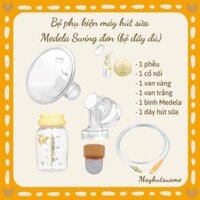 Bộ phụ kiện máy hút sữa Medela Swing đơn đầy đủ – Sản xuất bởi thương hiệu Maymom