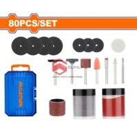 Bộ phụ kiện máy mài mini 80 chi tiết Wadfow WRR7080
