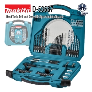 Bộ phụ kiện mũi khoan và vít 50 chi tiết Makita D-53687