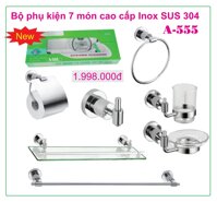 Bộ phụ kiện nhà tắm 7 món Asia A555